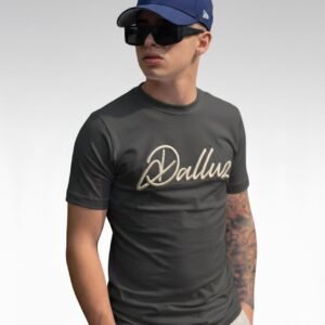 CAMISETA DALLUZ BL - CINZA/CHAMPAGNE