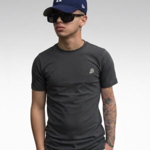 CAMISETA DALLUZ BASIC CINZA- CHAMPAGNE