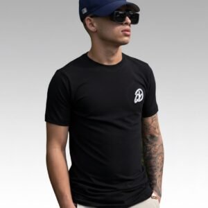 CAMISETA DALLUZ BASIC PRETA - BRANCO