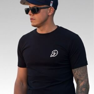 CAMISETA DALLUZ BASIC PRETA - MARROM/OFF